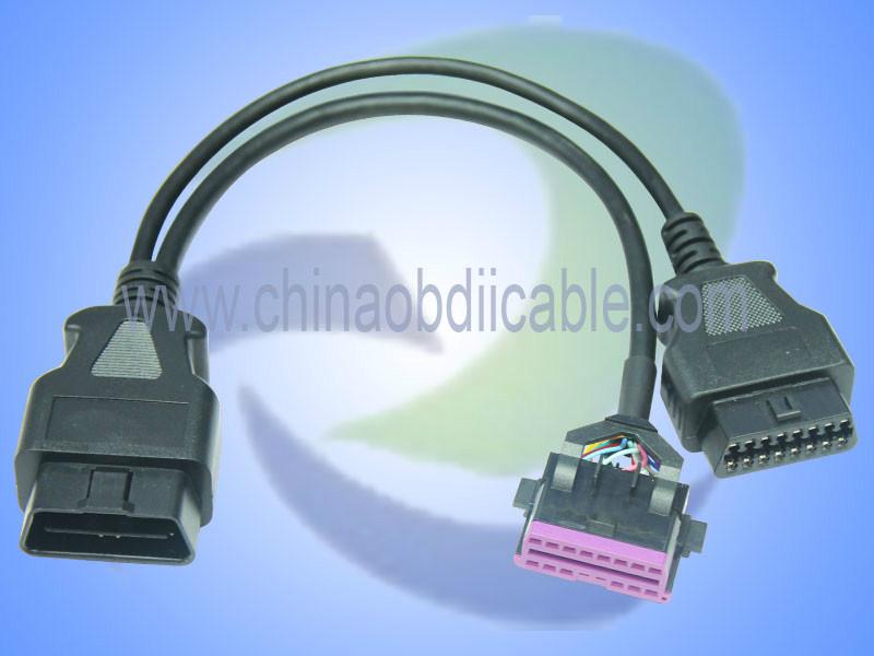 供应大众奥迪OBD2连接线OBD2CABLE