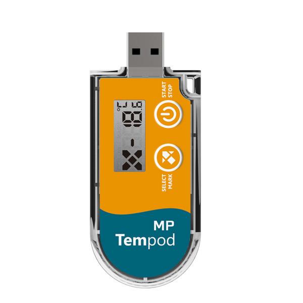 供应Tempod重复使用LCD显示温度记录仪