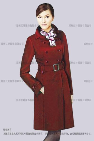 供應(yīng)定做毛呢大衣20-紅葉公司