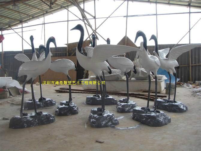 供應(yīng)樹脂仙鶴-仿真仙鶴