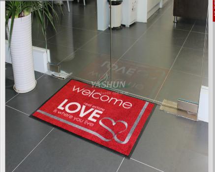 供應(yīng)廣告LOGO地毯，企業(yè)商標(biāo)地毯，*尼龍橡膠地毯