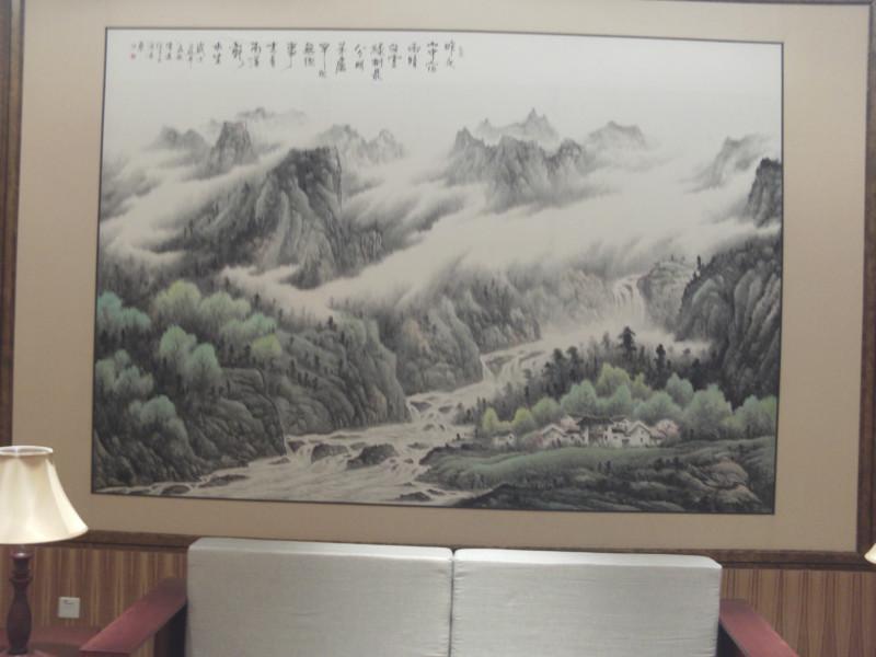 供應(yīng)上海山水畫定制，上海哪里可以買山水畫，上海定購國畫山水畫