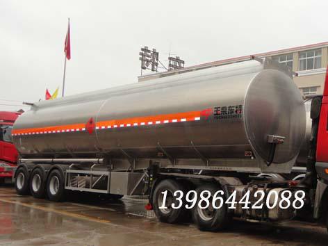 供應(yīng)鋁合金罐式運(yùn)輸半掛車