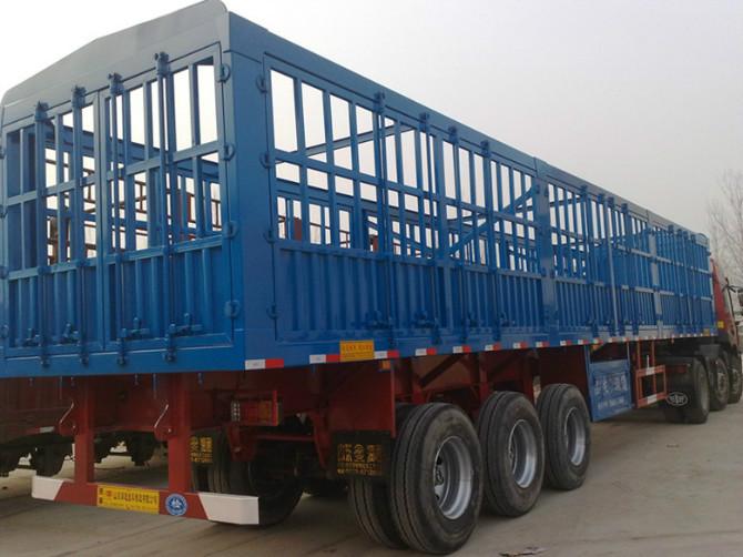 倉柵式半掛車圖片/倉柵式半掛車樣板圖 (3)