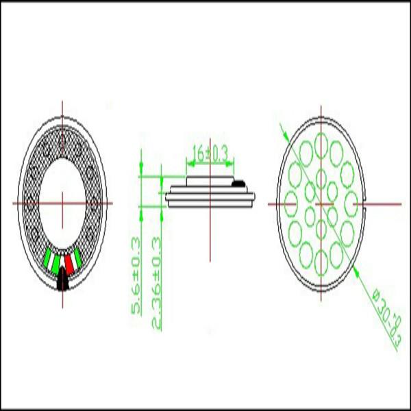 供應(yīng)30mm鐵殼超薄內(nèi)磁喇叭，30mm8歐0.25瓦內(nèi)磁喇叭加護(hù)蓋