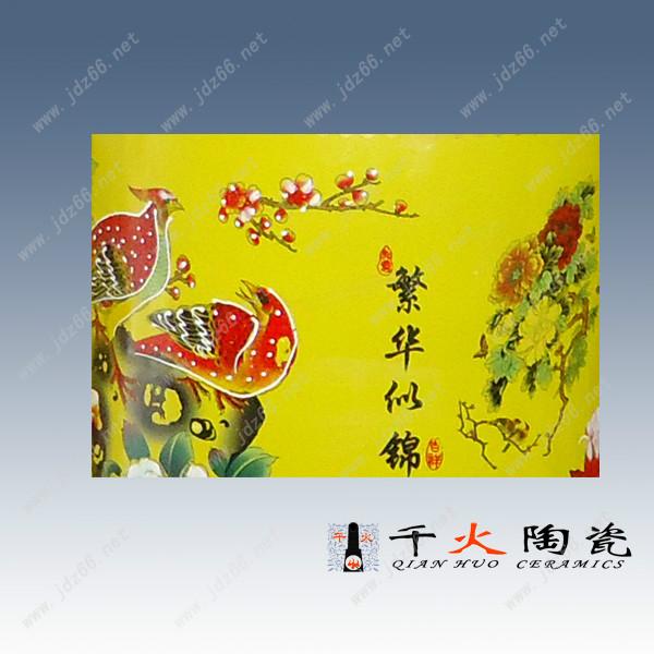 供應(yīng)紅底富貴大花瓶 中國(guó)紅大花瓶