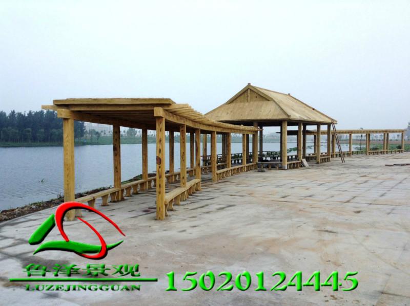 供應(yīng)仿木花架施工