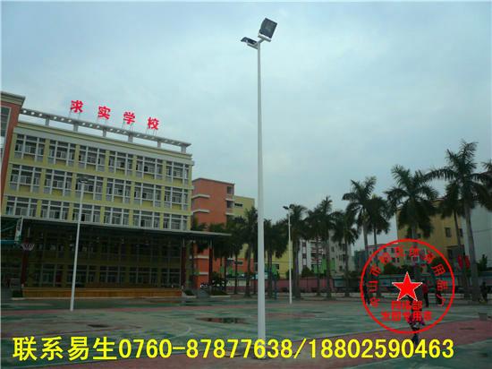 供應(yīng)衡陽10米籃球場燈桿，永州室外籃球場照明燈光安裝，8米燈桿批發(fā)