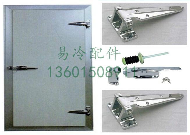 供应冷库配件门锁塑框，冷库半埋门锁，半埋门铰链图片
