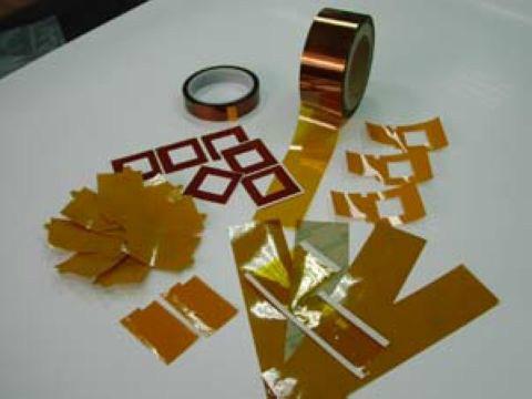 供應(yīng)茶色膠帶高溫膠帶金手指模切沖型