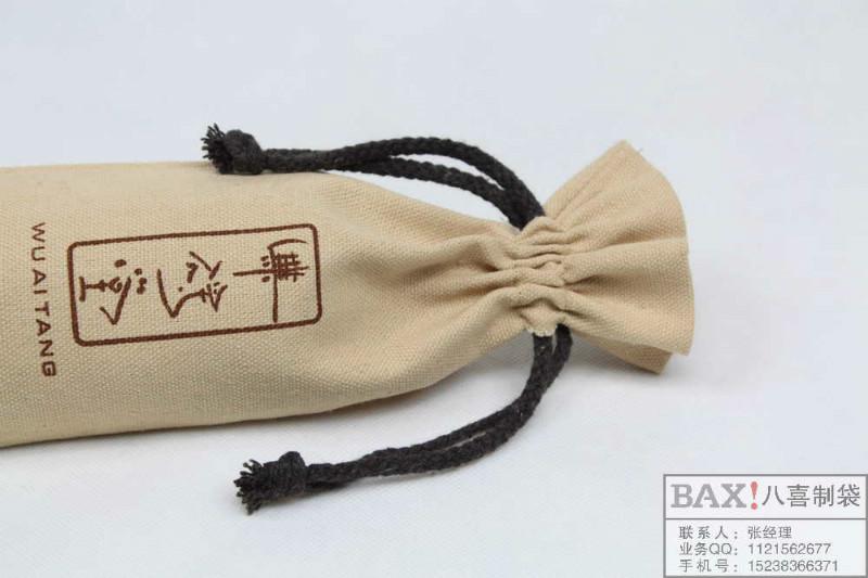 供應鄭州桔普茶葉袋定做禮品束口袋