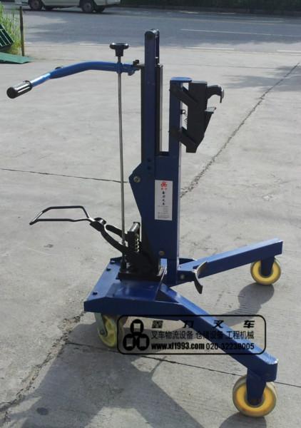 供應(yīng)簡(jiǎn)易式油桶升高車(chē)，油桶翻轉(zhuǎn)升高車(chē)，貨物移動(dòng)升高車(chē)，手動(dòng)搬運(yùn)升高車(chē)