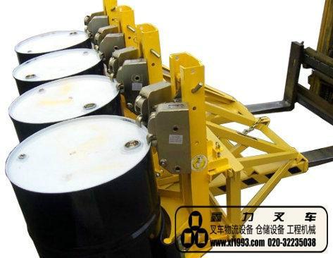 供應(yīng)漢利油桶夾具四桶油桶夾具，重型油桶夾具搬運(yùn)、4DCM油桶夾具