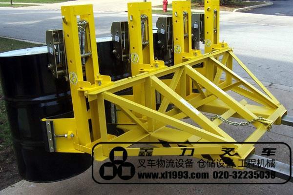 供應(yīng)漢利油桶夾具四桶油桶夾具，重型油桶夾具搬運(yùn)、4DCM油桶夾具