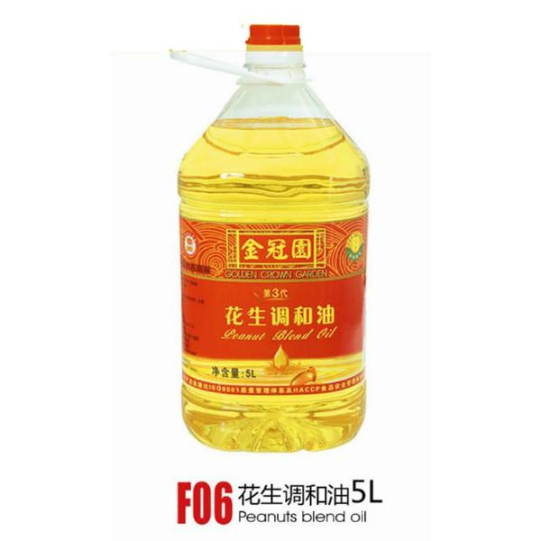 供应金冠园招商花生调和油5L