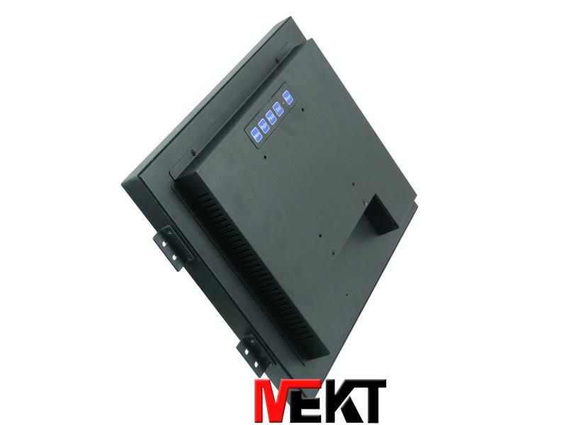 供應17寸電容屏觸摸顯示器 金屬外殼工業(yè)顯示器