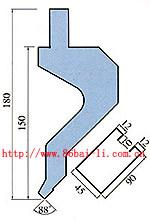 供應(yīng)瑞安2米5折彎?rùn)C(jī)模具