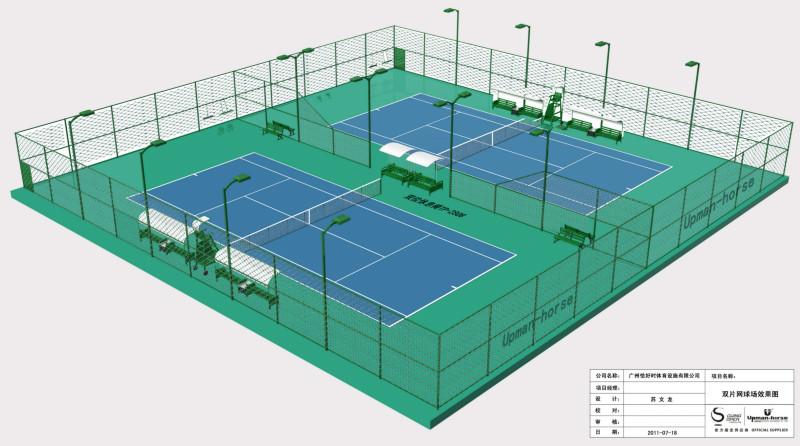 合肥网球场施工单位图片