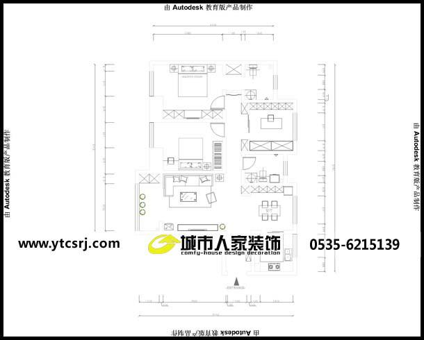 供應(yīng)城市人家金海名園C戶型裝修案例
