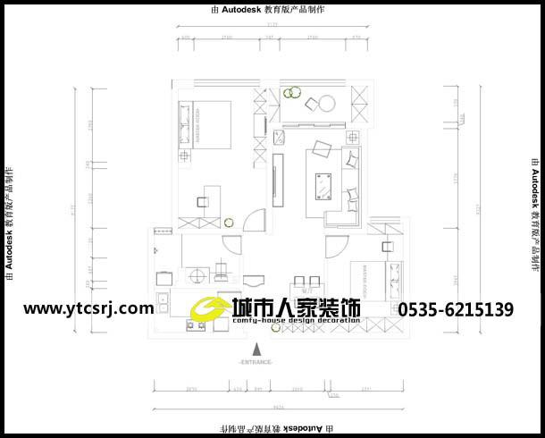 供應(yīng)城市人家金海名園B戶型87平裝修