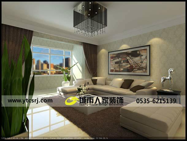 供應煙臺城市人家大成門I戶型裝修案例