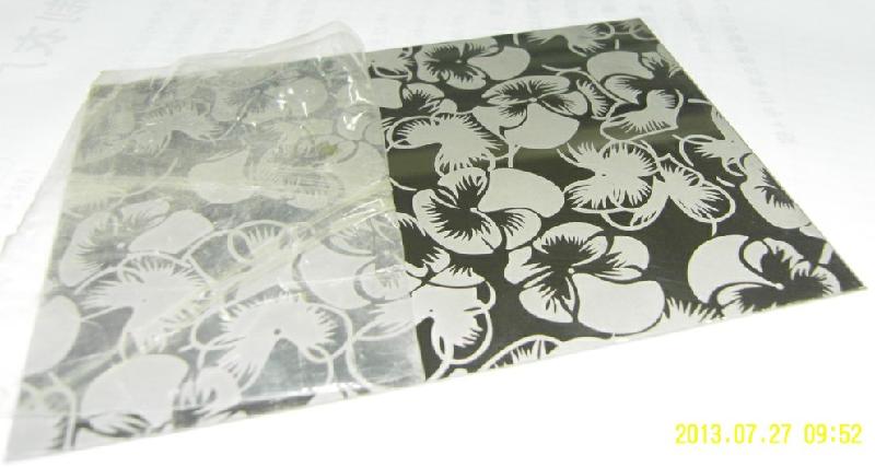 304淡雅喇叭花不銹鋼衛(wèi)浴板圖片