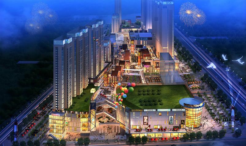 高新城市廣場世昌大道旁超大商圈臨街門市50平送25