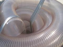 供應(yīng)青島紡織廠*鋼絲通風(fēng)軟管高耐磨鋼絲除塵軟管