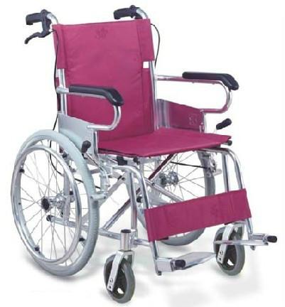 凱洋KY872LJ帶手剎折疊式鋁合金手動輪椅