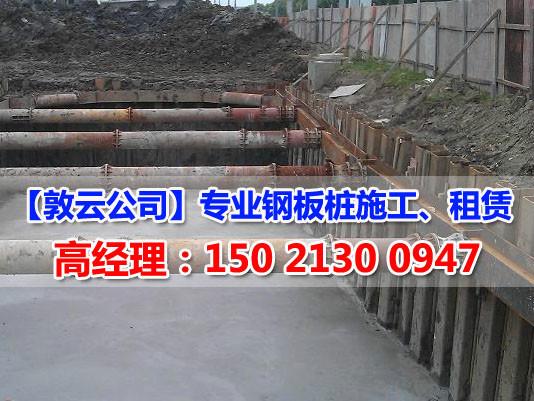 鋼板樁租賃施工圖片/鋼板樁租賃施工樣板圖 (3)