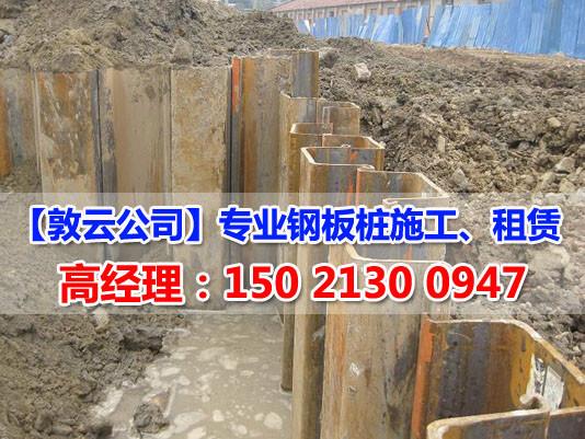 供應(yīng)鋼板樁租賃,鋼板樁施工,9米鋼板樁,12米鋼板樁-敦云工程公司