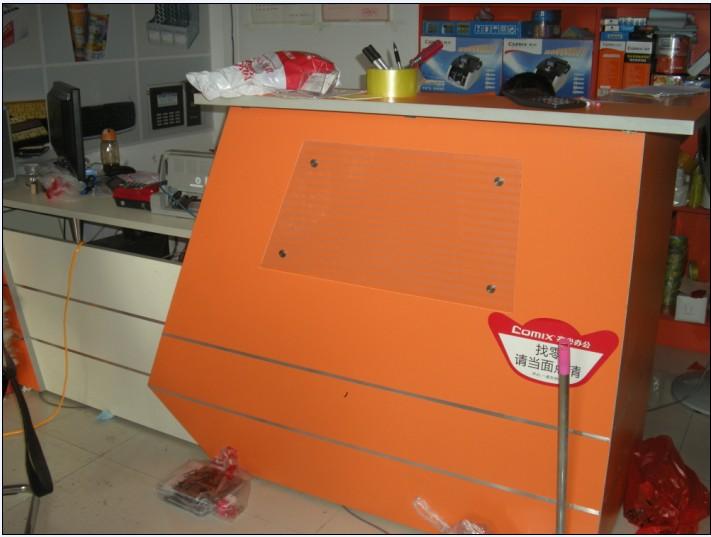 定做合肥前臺桌 吧臺 收銀臺 公司接待辦公臺辦公家具產地