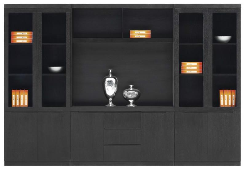 武漢偉豪黑橡木文件柜圖片/武漢偉豪黑橡木文件柜樣板圖 (4)