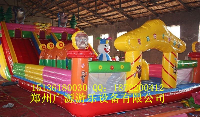 供應(yīng)充氣蹦蹦床，熊出沒充氣跳跳床兒童蹦蹦床熊出沒充氣城堡廠家