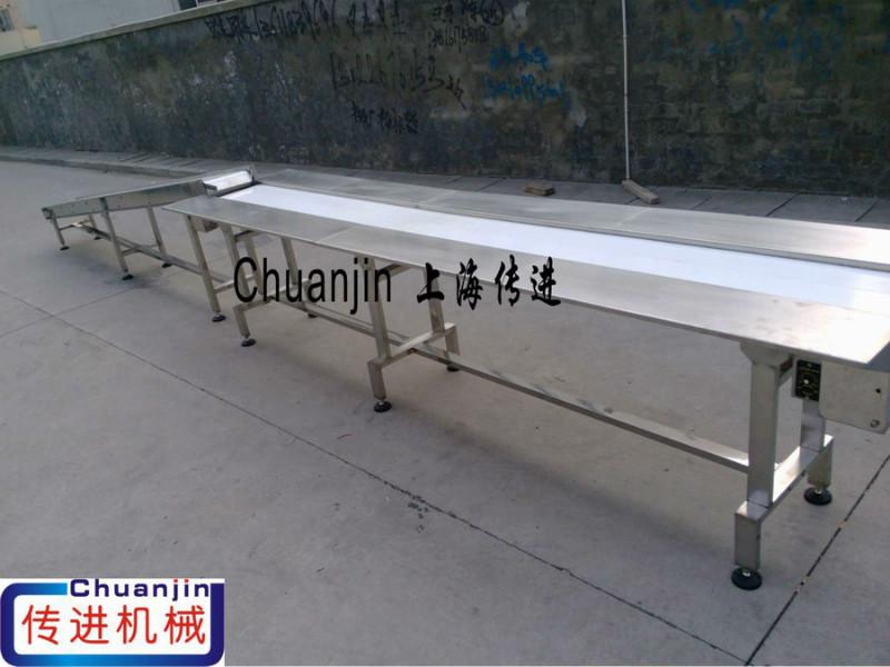 食品級皮帶輸送機和包裝工作臺圖片