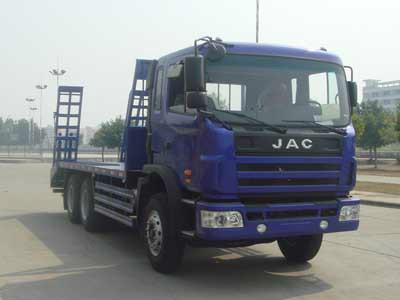 供應(yīng)江淮后八輪挖機(jī)平板運(yùn)輸車