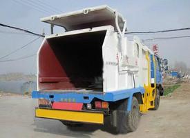 供應(yīng)國四東風(fēng)153對(duì)接式垃圾車，垃圾運(yùn)輸車價(jià)格