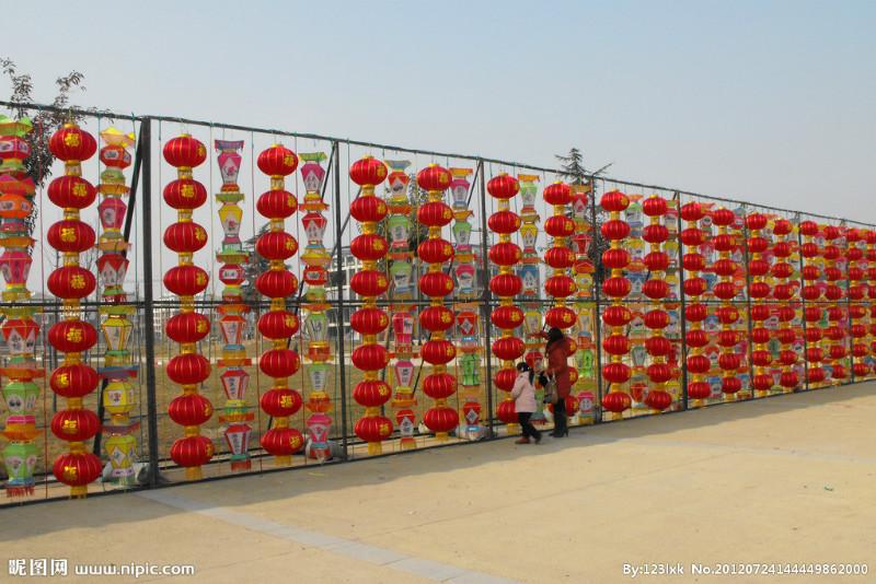 供應小植絨燈籠串廠家