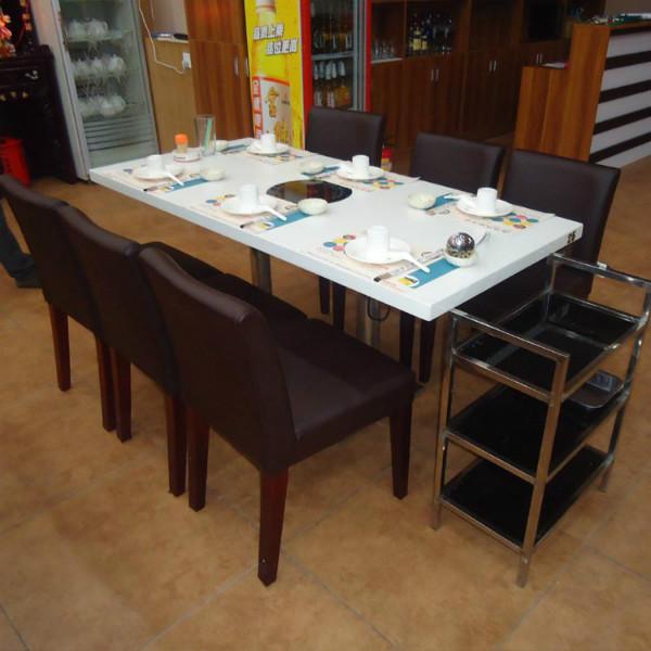 供應(yīng)火鍋城家具/火鍋店桌椅/大理石火鍋臺/電磁爐火鍋桌
