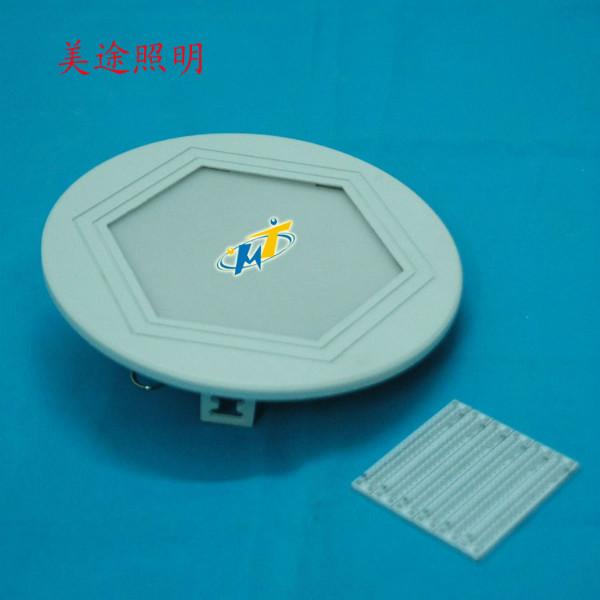 供應(yīng)LED圓形155MM面板燈外殼-外圓內(nèi)六角12W面板燈-中山美途