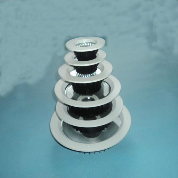 8寸高檔COB壓鑄筒燈外殼圖片/8寸高檔COB壓鑄筒燈外殼樣板圖 (4)