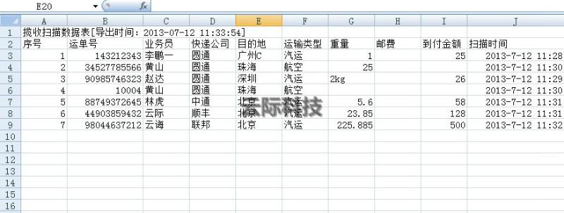 供應(yīng)手持終端PDA快遞掃描程序物流快遞公司取派掃描程序掃描軟件