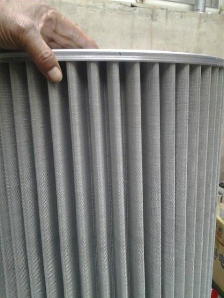 供應(yīng)不銹鋼濾芯空氣濾芯波紋狀濾芯燒結(jié)氈濾芯圓筒狀濾芯