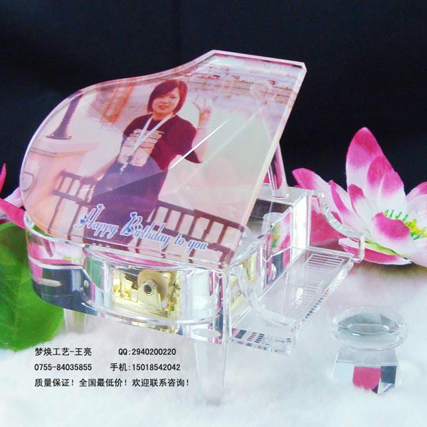 水晶鋼琴音樂盒圖片/水晶鋼琴音樂盒樣板圖 (4)