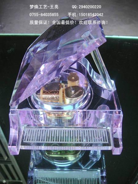 水晶鋼琴音樂盒圖片/水晶鋼琴音樂盒樣板圖 (2)