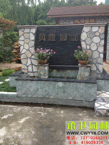 可移動假山魚池現(xiàn)貨圖片