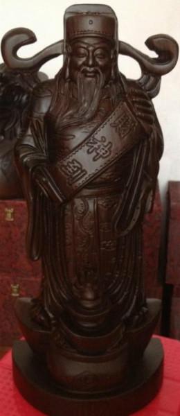 供應(yīng)黑檀木工藝品/黑檀木系列之財神送財