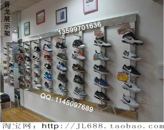 靠墻架立柱鞋架圖片/靠墻架立柱鞋架樣板圖 (2)