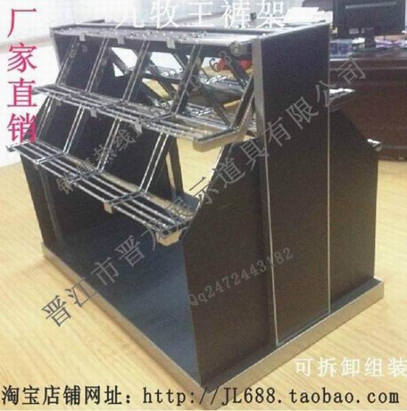 *褲架/男裝雙面中島褲架/木質(zhì)烤漆裝面褲架/九牧王褲架/JL-64