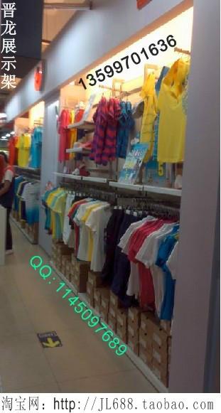 *沖鉆批發(fā)安踏新五代不銹鋼專賣店服裝架/JL-520